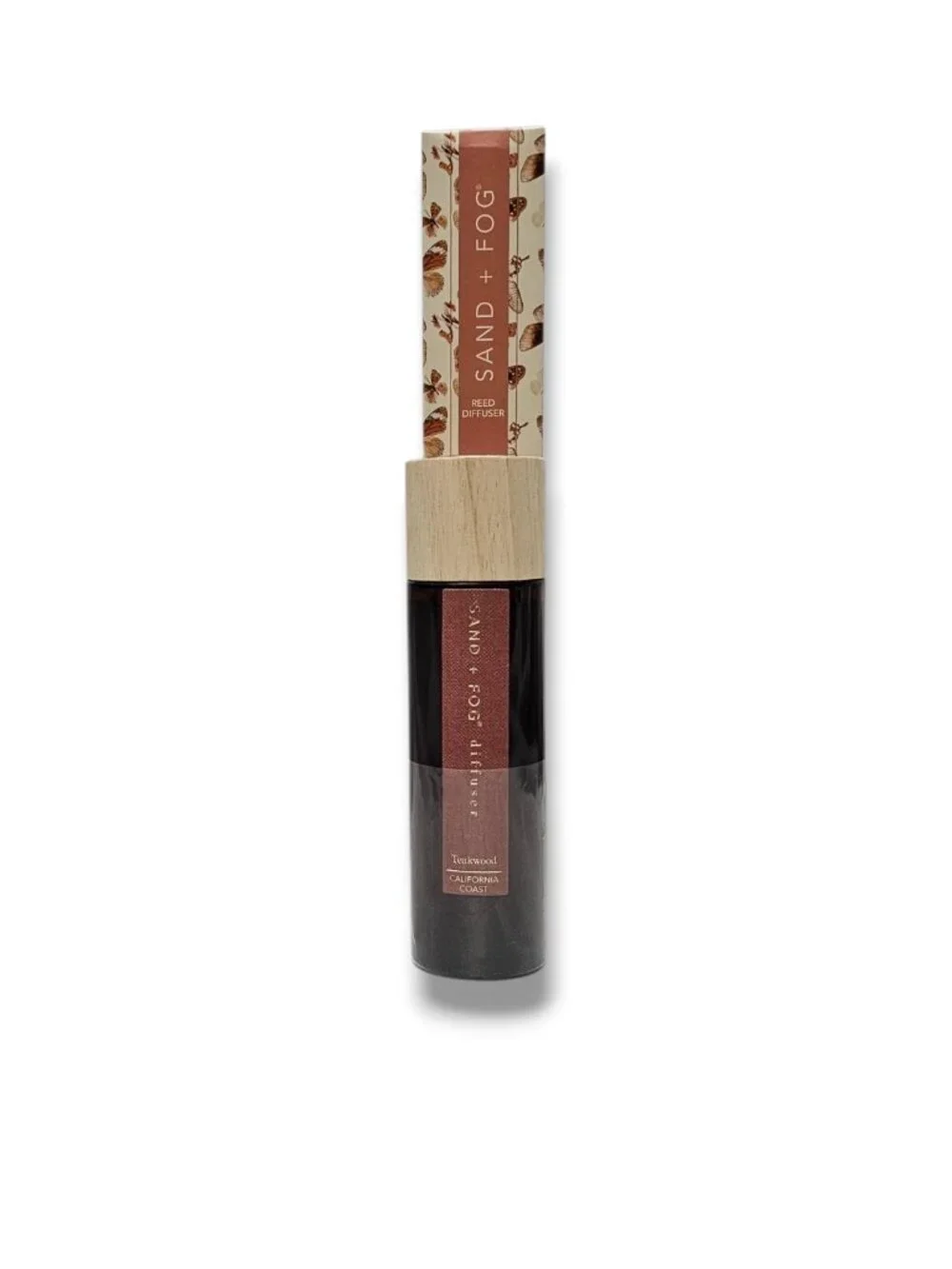 Sand & Fog California Teakwood Scented 100 ml Reed Diffuser Essential Oils New